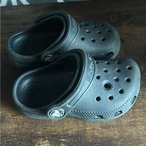 Kids Black Crocs